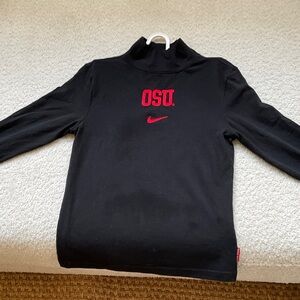 Nike Kids Black Long Sleeve OSU Tee